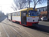 Tatra T3 № 4064 після відновлювального ремонту та фарбування