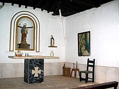 Detalle del ángulo de la epístola en la ermita de san José, Torrebaja.