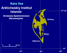 Les îles de l'Institut Arctique