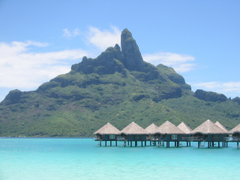 Le mont Otemanu à Bora-Bora.