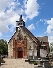 Façade de l'église.