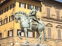 Κόζιμο Α΄ , Φλωρεντία, Piazza della Signoria