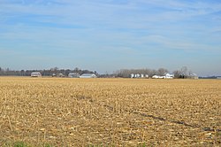 Fields north of Sharps Crossing