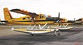 Ontario Ministry of Natural Resources deHavilland DHC 2 Mk 3 Turbo Beavers on amphib floats in Dryden ON in 1995