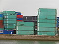Dong Fang containers in Rotterdam