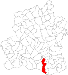 Location in Teleorman County