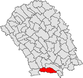 Location in Botoșani County