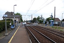 La gare d'Amilly-Ouerray.