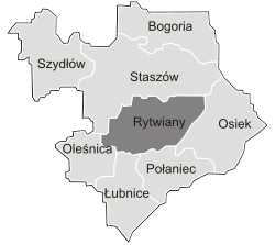 Location of Gmina Rytwiany