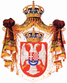 First coat of arms (1918–1921) of the Kingdom of Serbs, Croats and Slovenes