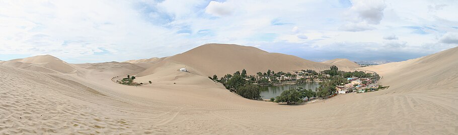 Huacachina in southwestern Peru