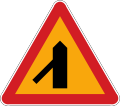 Traffic merge from left