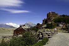 Abandoned mining camp at Kennecott, Alaska.