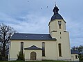 Kirche mit Ausstattung, Friedhof und Einfriedung