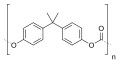 Poly(bisphenol A carbonate), a commercially important plastic (Lexan)