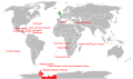 图7.现在的英国海外领地，在图中用红色英文标出（当中南极英属南极领地未获国际普遍承认）