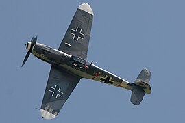 Messerschmitt Bf 109 allemand (1937).