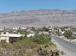 Grand Wash Cliffs at Meadview, Arizona (view due-east)