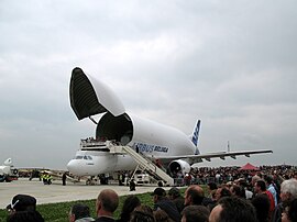 Airbus Beluga no.1 at the Albert-Picardie airport