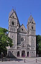 Templo Nuevo en Metz (1901-1904), obra del arquitecto alemán Conrad Wahn.