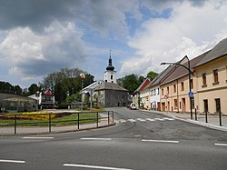 Centre of Moravský Beroun