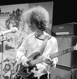 Redding with the Jimi Hendrix Experience in 1967