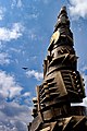 Obelisco "Novecento" di Arnaldo Pomodoro, Piazzale Luigi Nervi, Roma - particolare