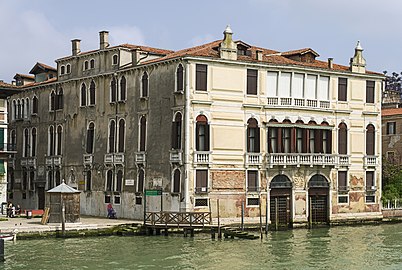 Palais Malipiero à San Samele, façade sur le Grand Canal