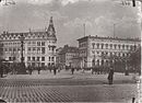 Polich Jewish department store demolished in 1936 (left)