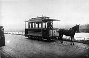 カッセル-ウルフサンガー馬車鉄道（1897年撮影）