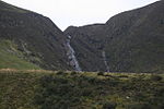 Pistyll y Llyn from afar