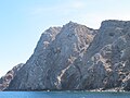 The west (leeward) coast of Redonda consists almost entirely of sheer cliffs many hundreds of feet high