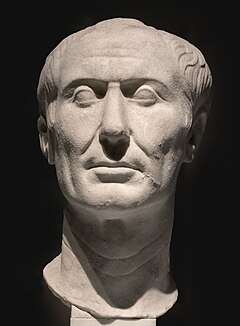 The Tusculum portrait, a marble sculpture of Julius Caesar