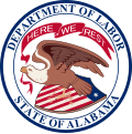 Seal of the Alabama Department of Labor