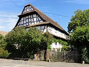 Ancienne ferme (XVIIIe), 7 rue de la Paix.