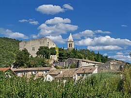 A general view of Saint-Pantaléon-les-Vignes