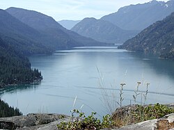 View of Stehekin and the north end of Lake Chelan.