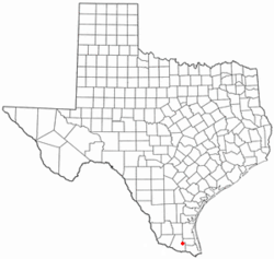 Location of Monte Alto, Texas