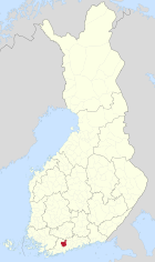 Lage von Vihti in Finnland