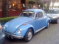 1976 1600 Volkswagen Beetle. Front view.