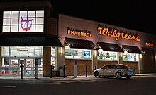 A branch of Walgreens, a pharmacy chain in the United States