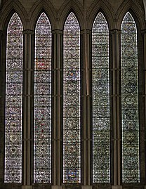 The Five Sisters window at York Minster (13th c.)