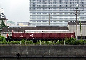 トキ25000形、オトキ29441 2009年8月8日、越中島貨物駅