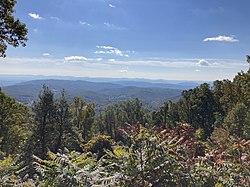 Stoney Fork Overlook in Deep Gap