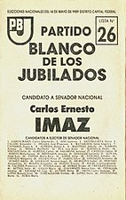 Partido Blanco de los Jubilados