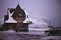 C&NW railway station in Escanaba, Michigan, 1953