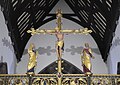 Christ on the Cross with Mary and John, rood designed by Ninian Comper (1924)