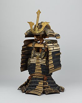 Dō-maru with Black and White Lacing. Muromachi period, 15th century, Tokyo National Museum, Important Cultural Property