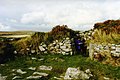 Remains of an Iron Age village at Chysauster, Cornwall