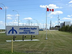 Dorsey Converter Station near Rosser, Manitoba, August 2005